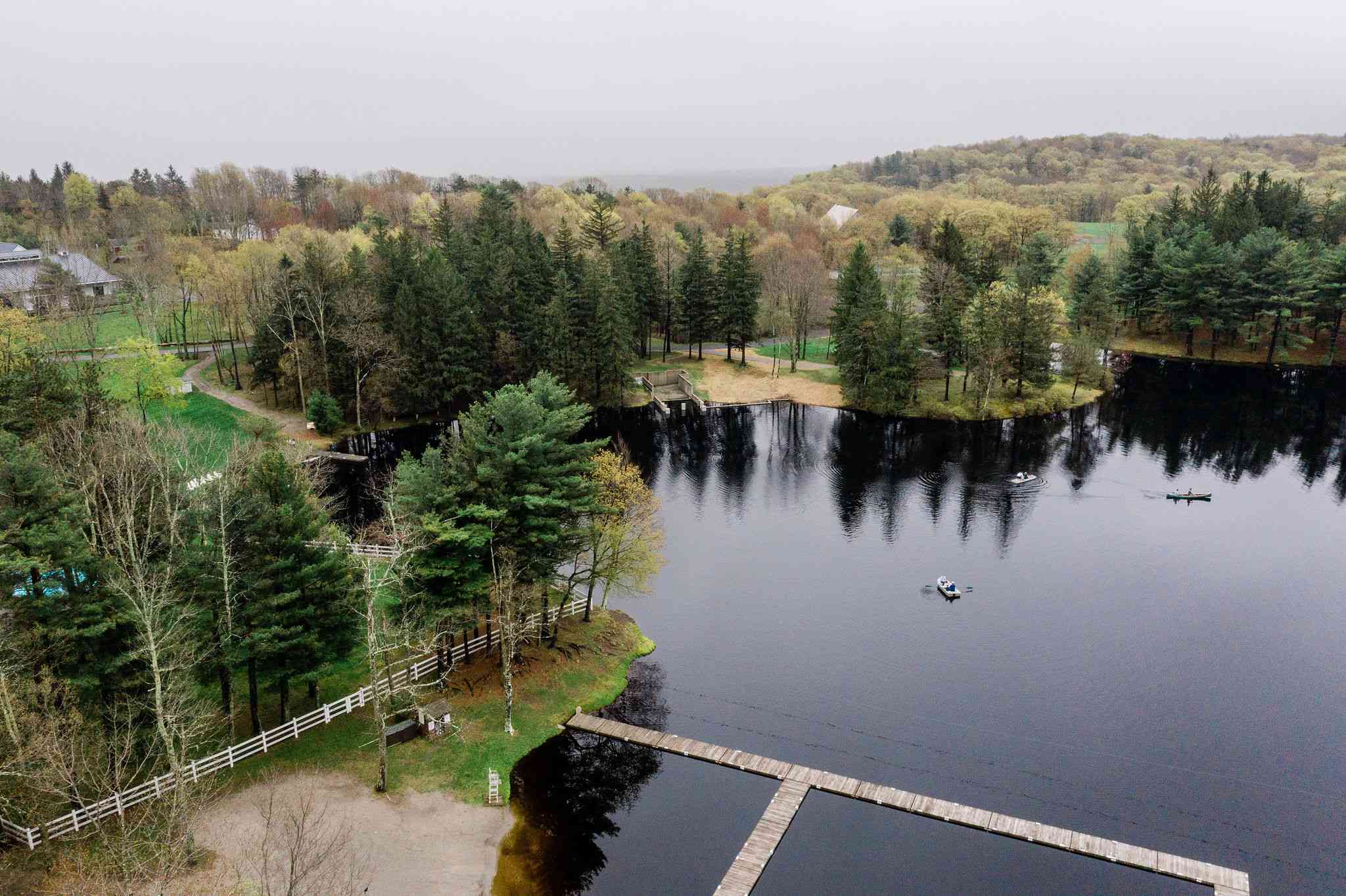 雪松湖庄园鸟瞰图