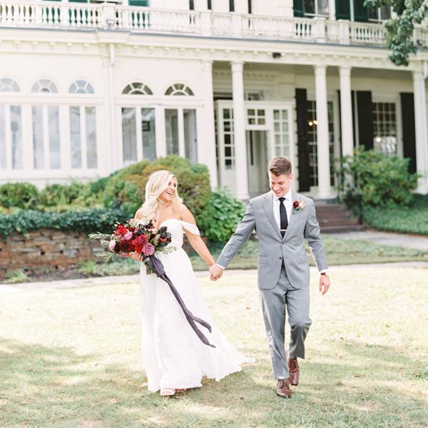 新娘和新郎的肖像