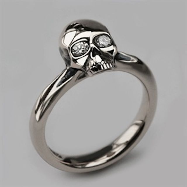 gothic engagement ring