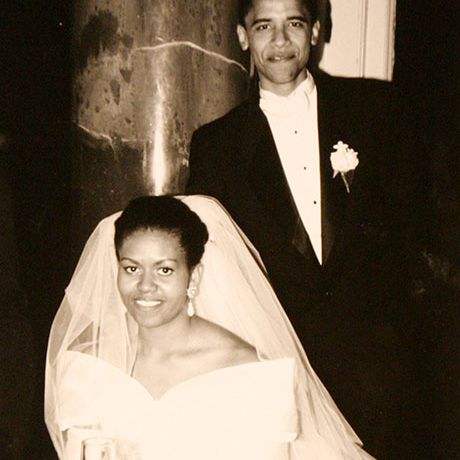 米歇尔·罗宾逊与巴拉克·奥巴马结婚，1992年