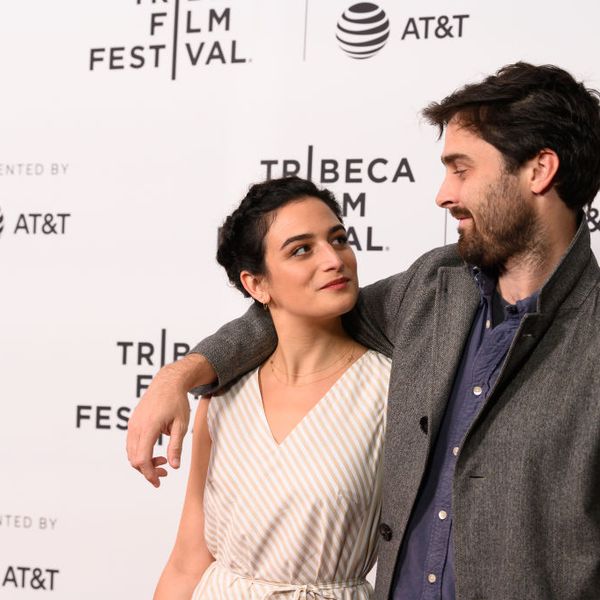 Jenny Slate和Ben Shattuck在2019年翠贝卡电影节上。