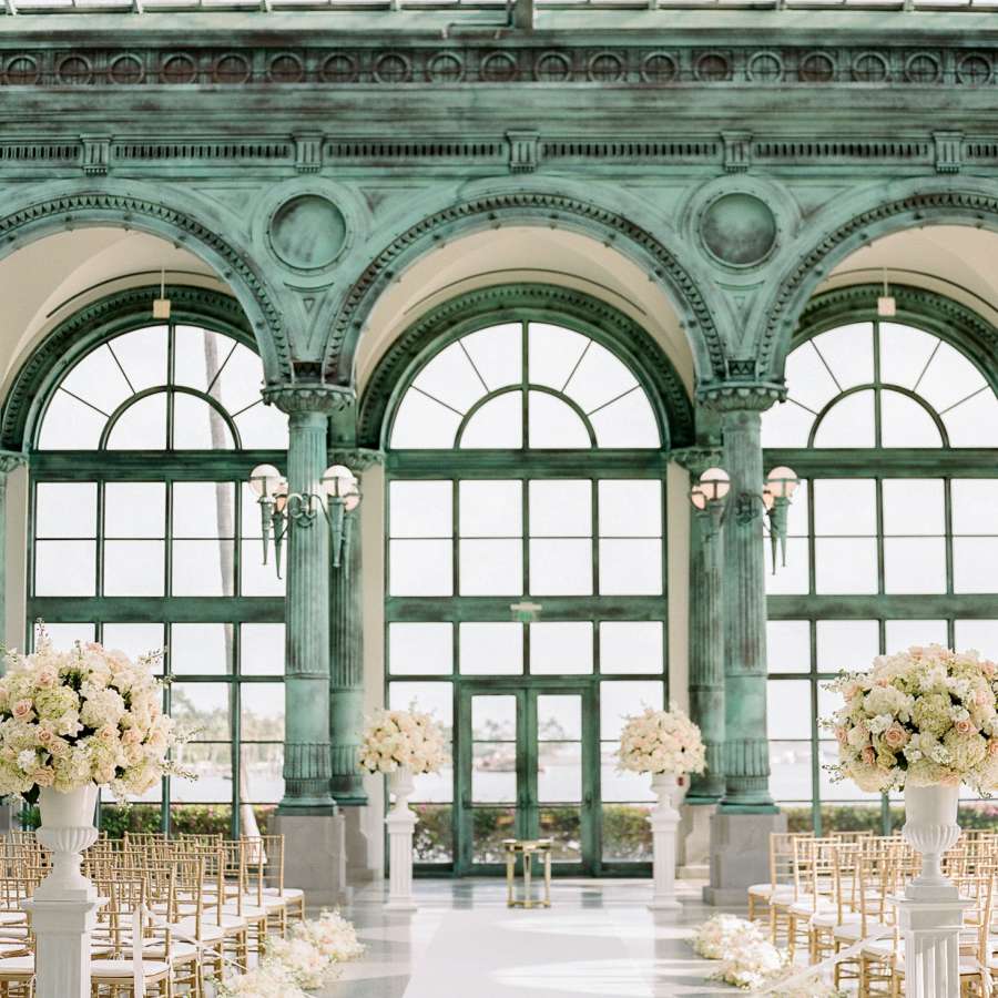 婚礼在博物馆举行