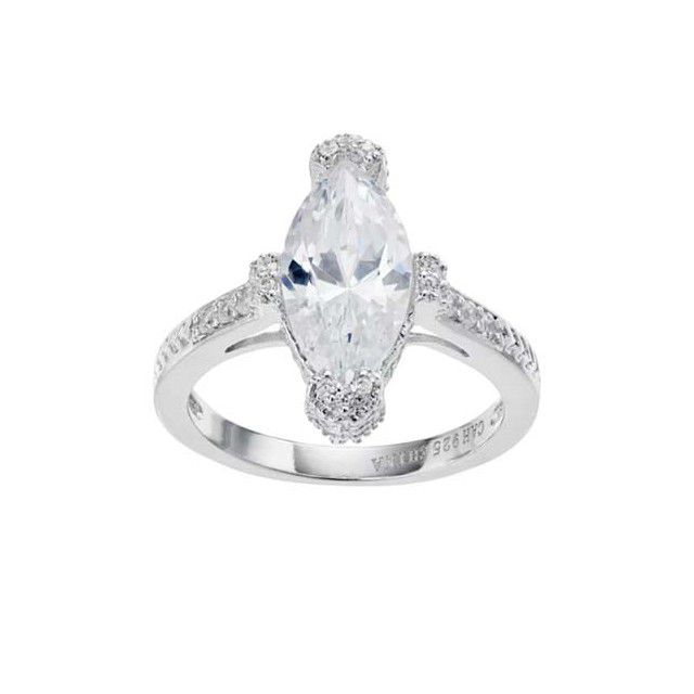 索菲·米勒纯银立方氧化锆戒指