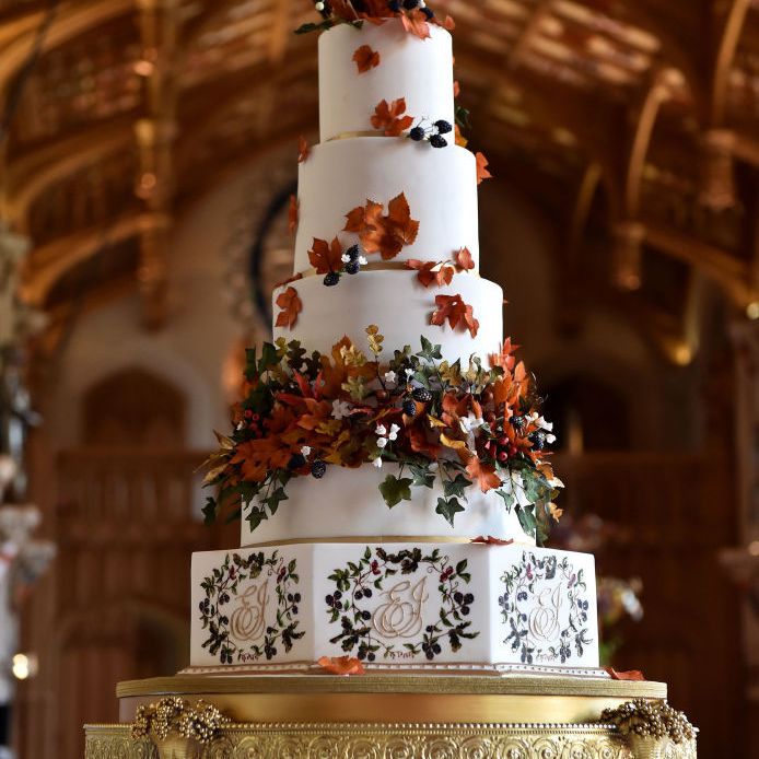 尤金妮公主和杰克·布鲁克斯班克的婚礼蛋糕