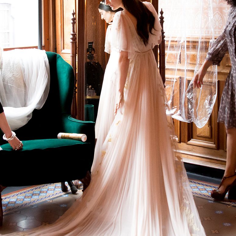 自定义zac posen的新娘