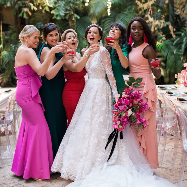 婚礼客人的头发