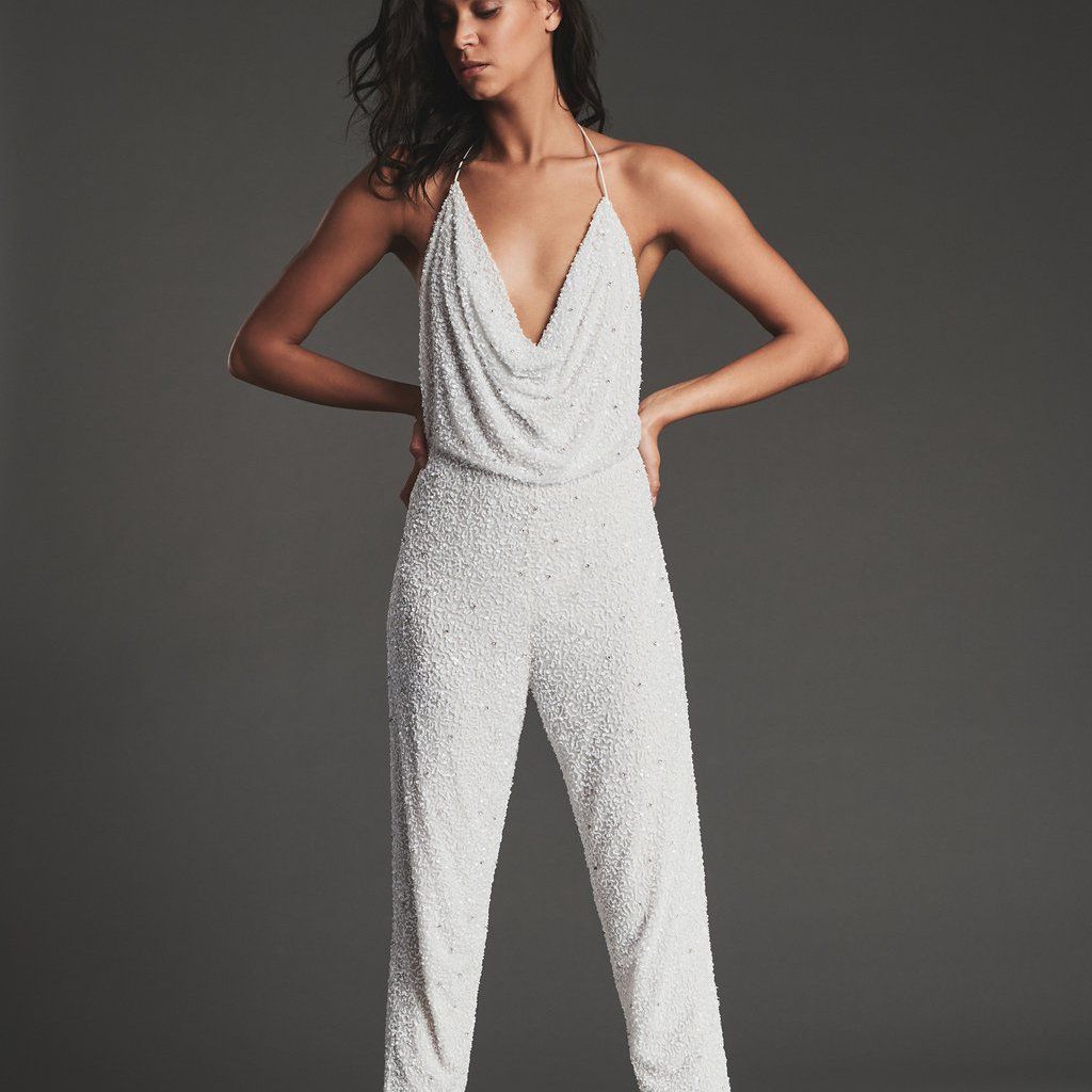 闪闪发光的连身裤