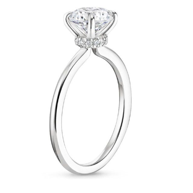 小型隐藏光环订婚戒指188bet官网88bet官网