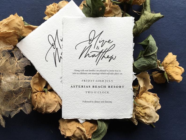 黑白婚礼请柬套装