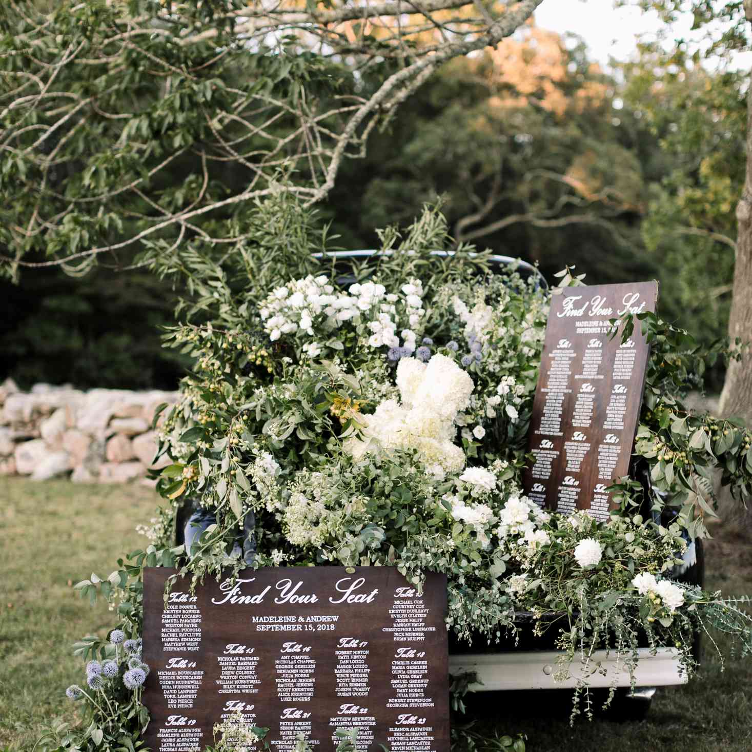 在家质朴马萨诸塞州举行婚礼，质朴接待座位图