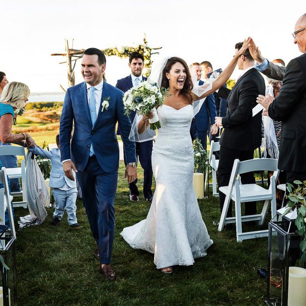 布里奇高尔夫俱乐部婚礼与新娘和新郎