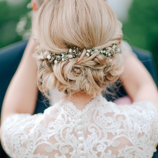 婴儿呼吸的头发