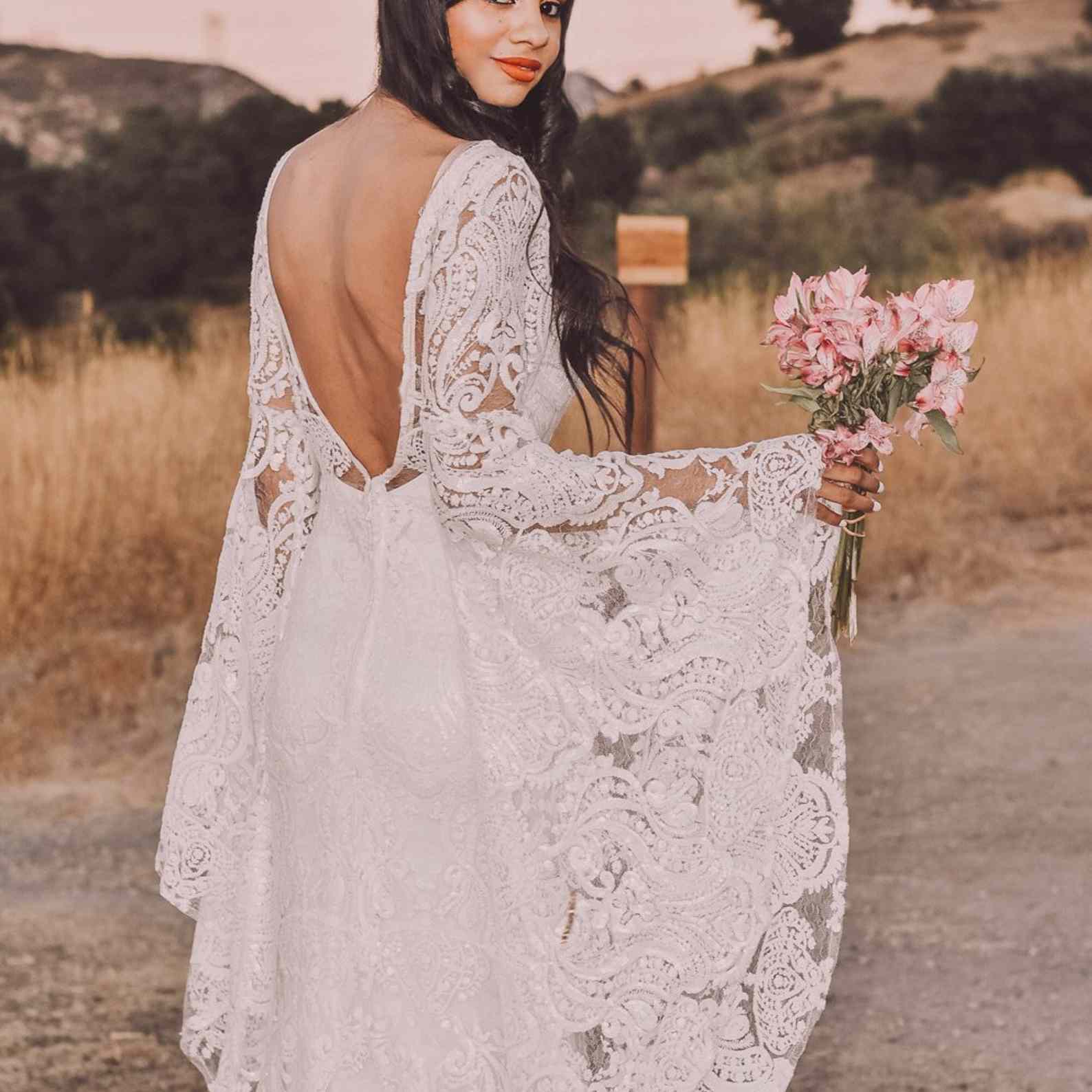 贝尔袖子的衣服