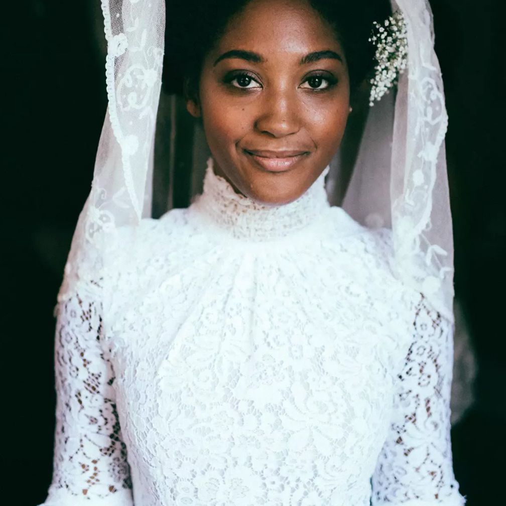 爵士乐时代主题中的新娘