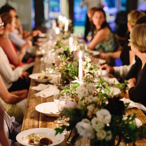 <P>在晚餐客人</ P>