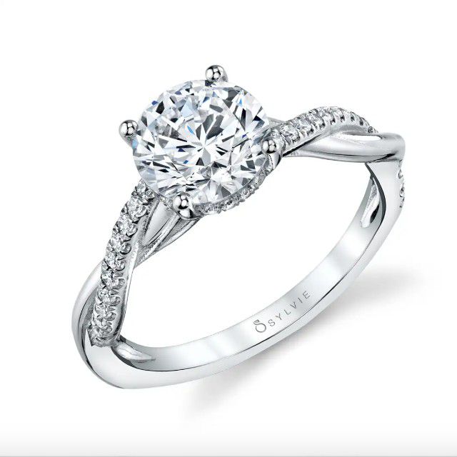 隐藏光环的螺旋188bet官网88bet官网订婚戒指