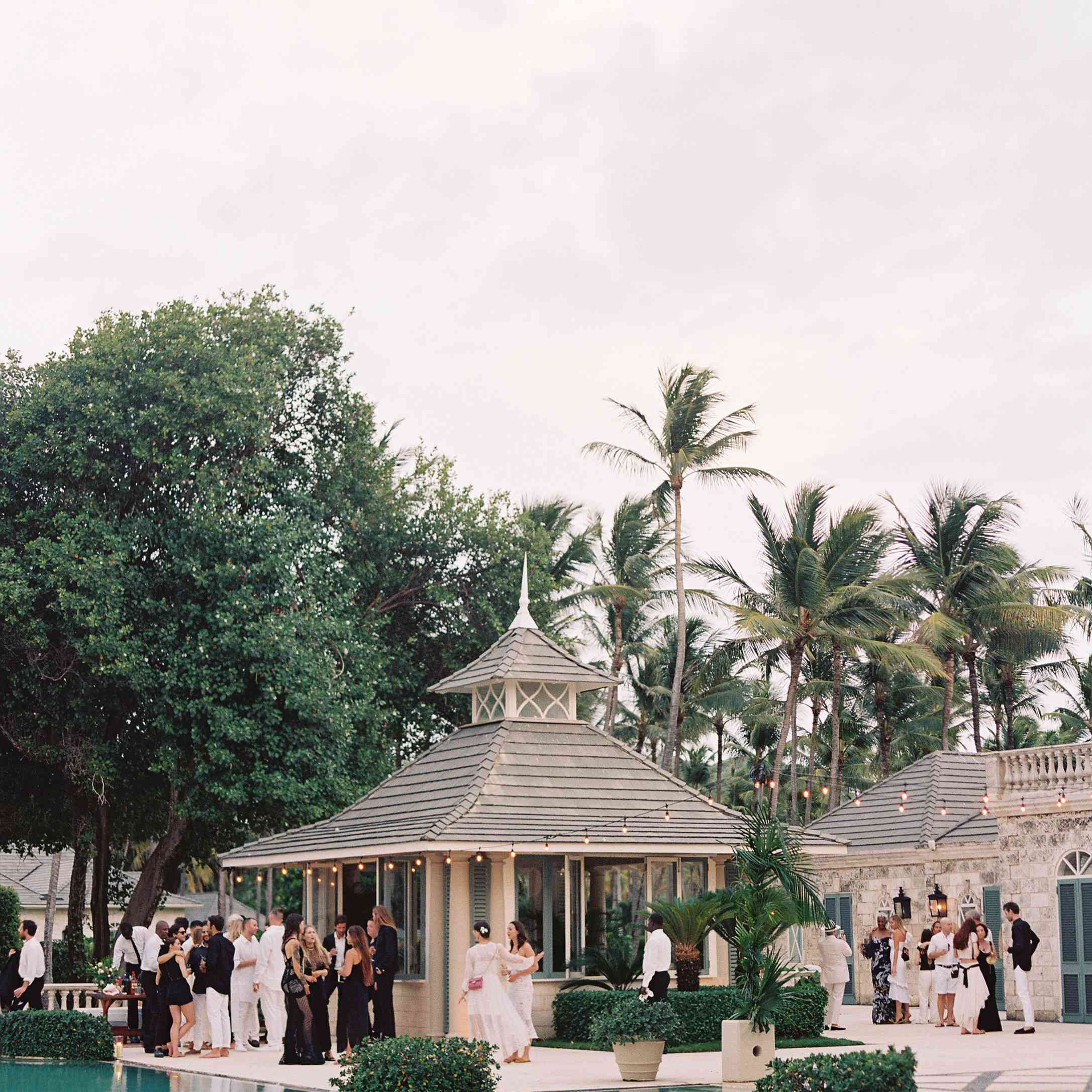 水池边鸡尾酒小时