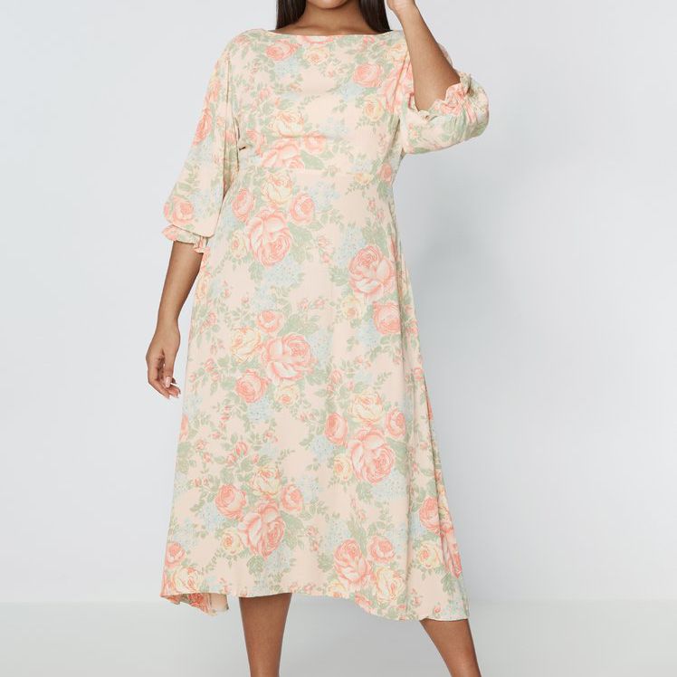 忠实的品牌克莱门特迷你裙娜迪亚花