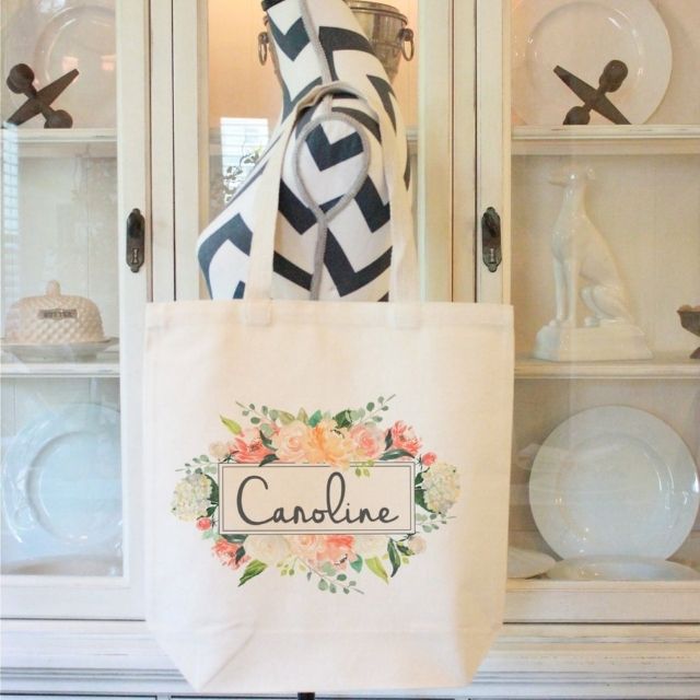 来自Etsy的现代复古市场字母手提包