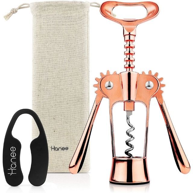 Hanee Premium Wing Corkscrwew用箔切割机和袋