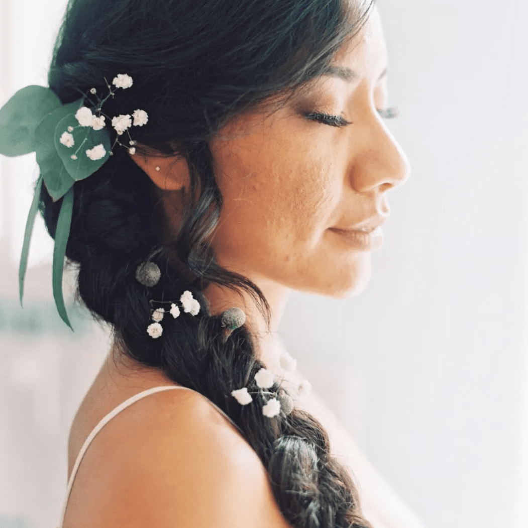 用婴儿的呼吸编成辫子