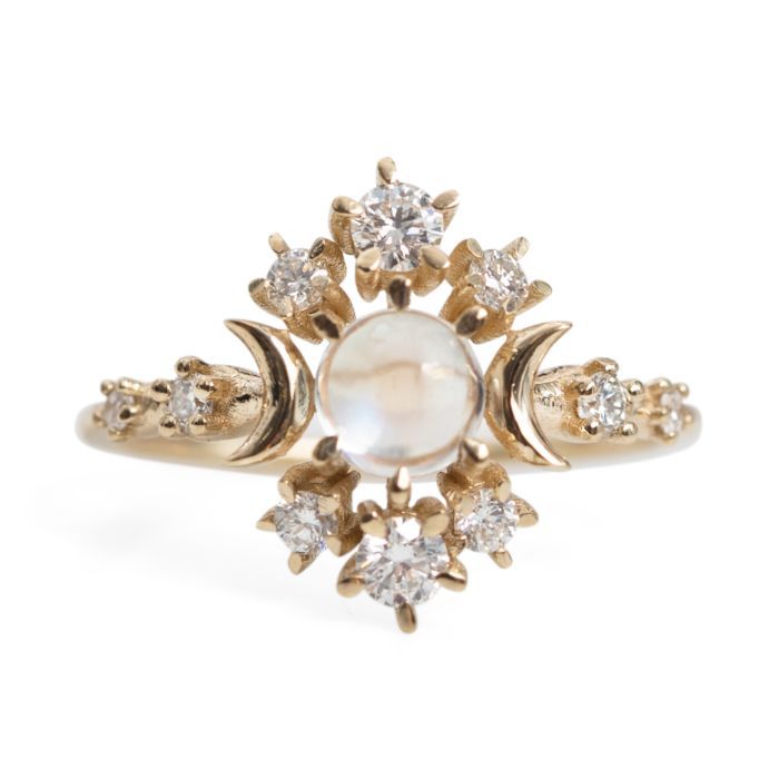 Wandering Cosmos Moonstone戒指